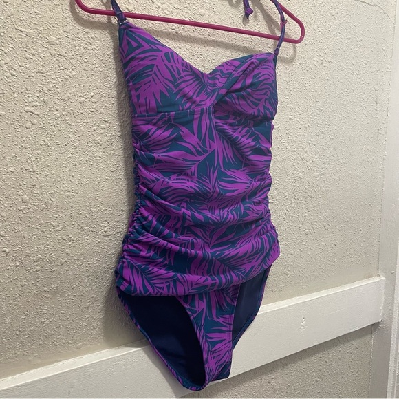 Purple & Teal Old Navy Swimsuit - Picture 2 of 6